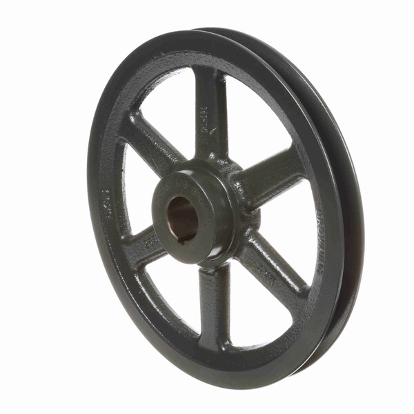 1 Groove Cast Iron Fhp - Finished Bore Sheave, BK95X 1 1/8